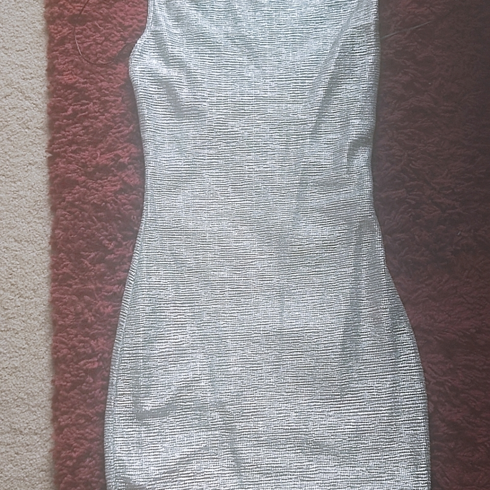 Sparkly silver dress